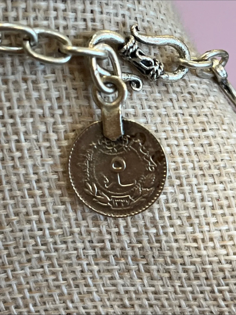 Pewter LONG NECKLACE Rare HTF - Picture 10 of 10
